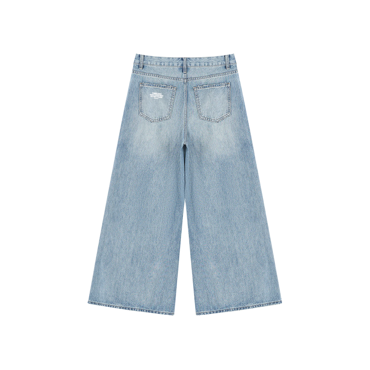 Tiamo Distressed Wide Leg Jeans