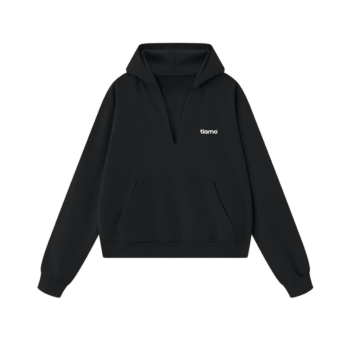 Tiamo Raw Edge Hoodie