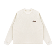 Tiamo Boxy Waffle Sweatshirt