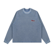 Tiamo Boxy Waffle Sweatshirt
