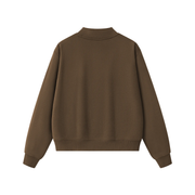 Tiamo Mock-Neck Crew Sweatshirt