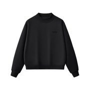 Tiamo Mock-Neck Crew Sweatshirt