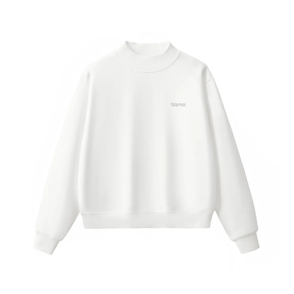 Tiamo Mock-Neck Crew Sweatshirt