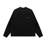 Tiamo Boxy Waffle Sweatshirt