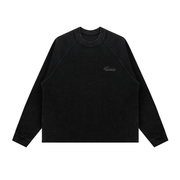 Tiamo Boxy Waffle Sweatshirt