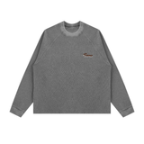 Tiamo Boxy Waffle Sweatshirt