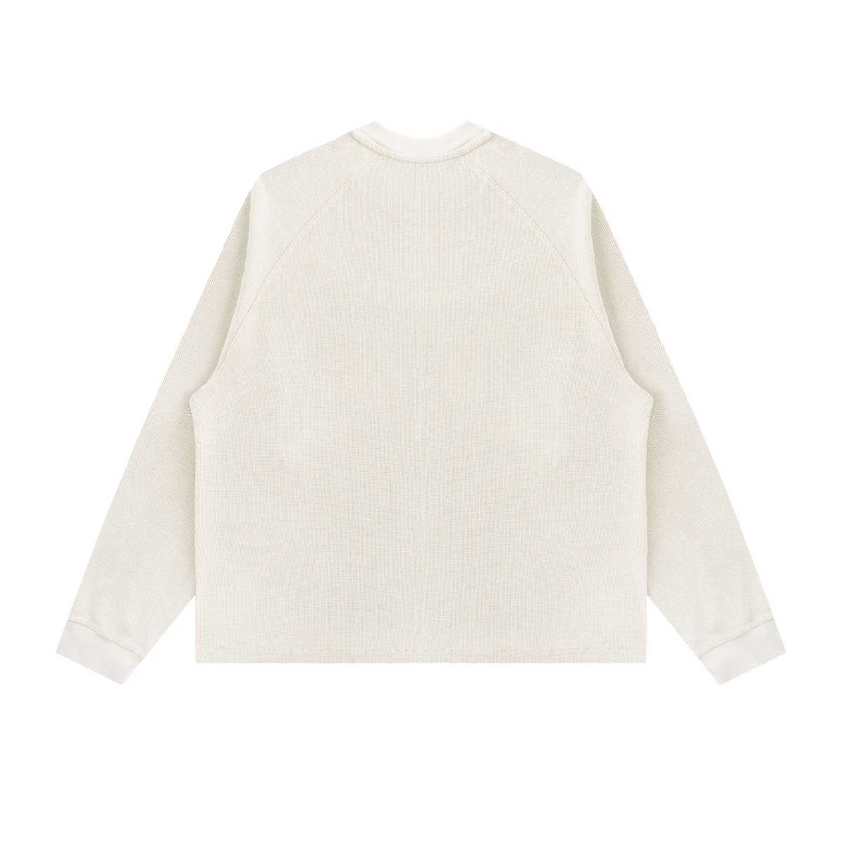 Tiamo Boxy Waffle Sweatshirt