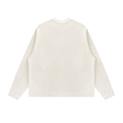 Tiamo Boxy Waffle Sweatshirt