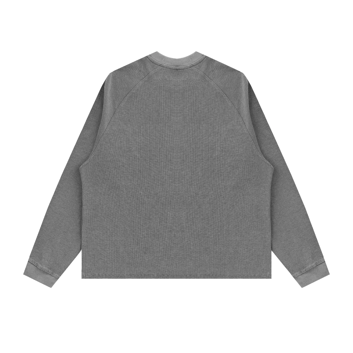 Tiamo Boxy Waffle Sweatshirt