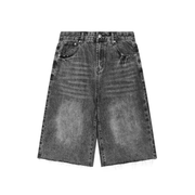 Tiamo Wide Leg Denim Shorts