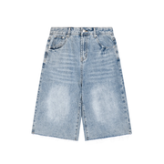 Tiamo Wide Leg Denim Shorts